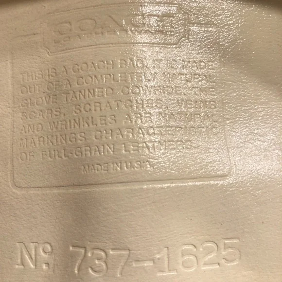 Authentic Classic Coach Drawstring Sac - Picture 6 of 6